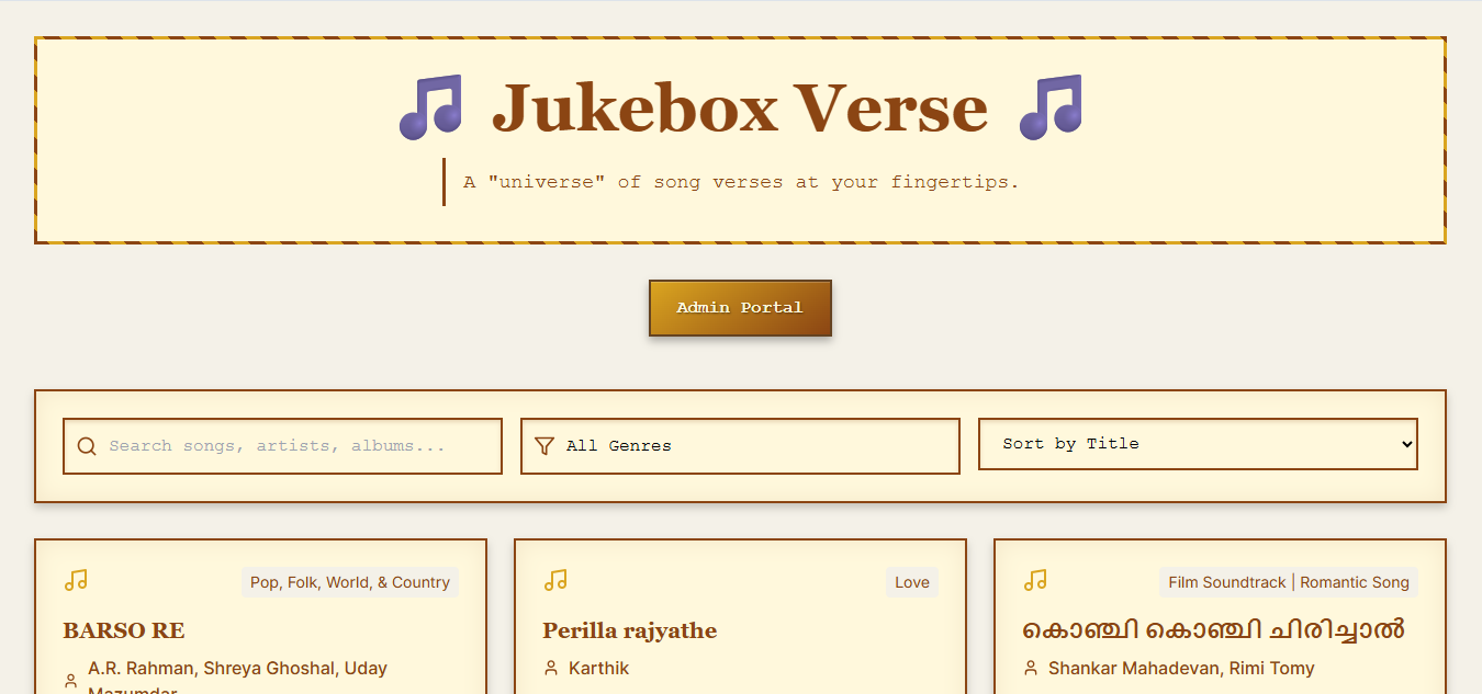 JukeBoz Verses